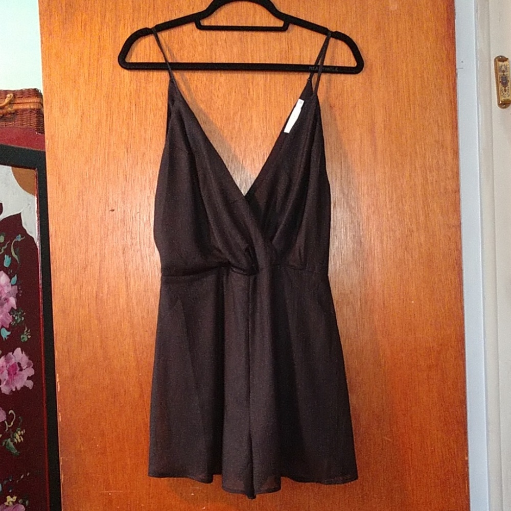 Black dressy Romper